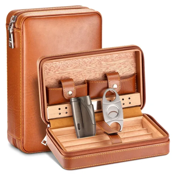 Savor Every Moment: Portable Cigar Humidor for the Aficionado on the Go - Image 12