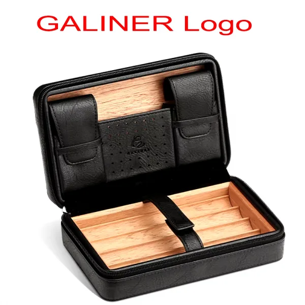 Elevate Every Moment: GALINER Cedar Wood Travel Humidor for the Discerning Aficionado - Image 10