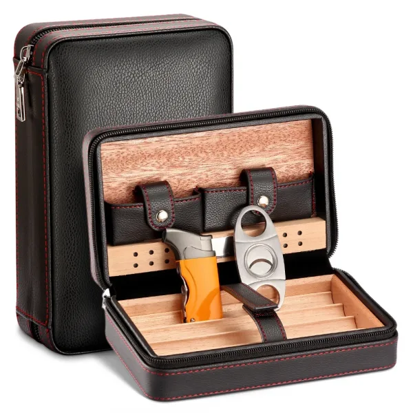 Savor Every Moment: Portable Cigar Humidor for the Aficionado on the Go - Image 8