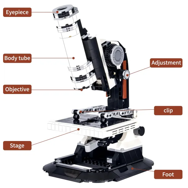 Build Curiosity, One Brick at a Time: Microscope Building Kit for Creativity and Connection - Image 5