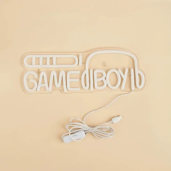 Power Up Your Style: Neon Game Boy LED Sign for Retro Vibes and Radiant Energy - Image 6