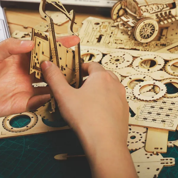 Unleash Your Inner Engineer: Build Your 3D Wooden Car Masterpiece - Image 4