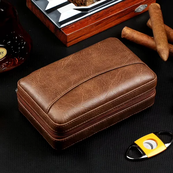 Elevate Every Moment: GALINER Cedar Wood Travel Humidor for the Discerning Aficionado - Image 4