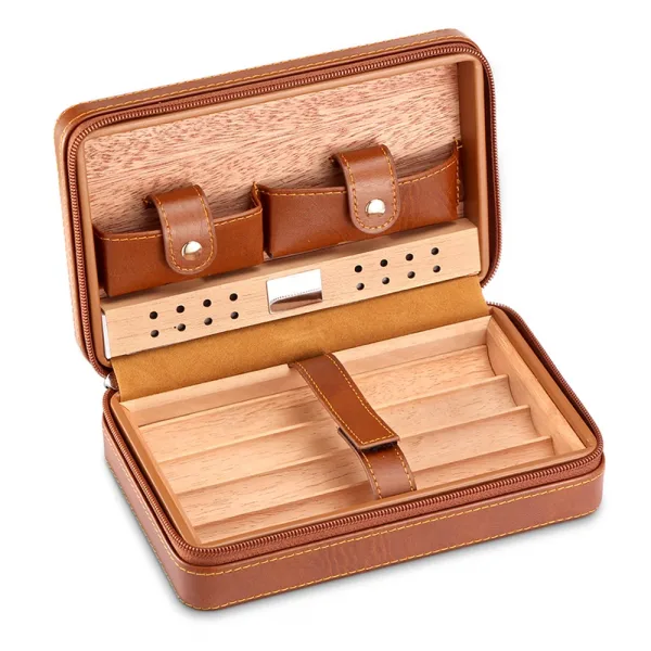 Savor Every Moment: Portable Cigar Humidor for the Aficionado on the Go - Image 4