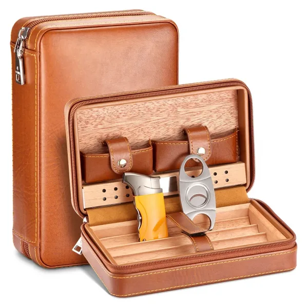 Savor Every Moment: Portable Cigar Humidor for the Aficionado on the Go - Image 9