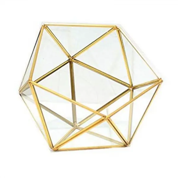 Geometric Glass Terrarium – Modern Elegance for Your Green Haven - Image 4