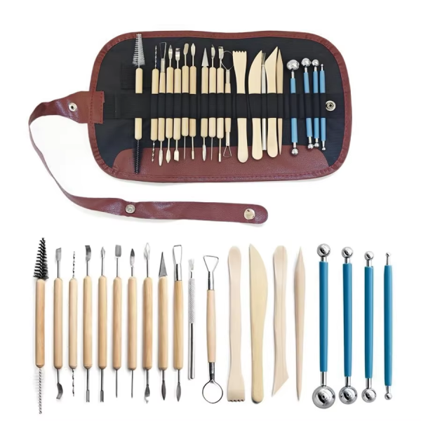 Pottery Clay Sculpting Tools Kit 8-61 Pcs/Set, Ceramic Wax Clays Carving Tools for Art Craft Pottery Sculpting Modeling Tool Set - Image 8