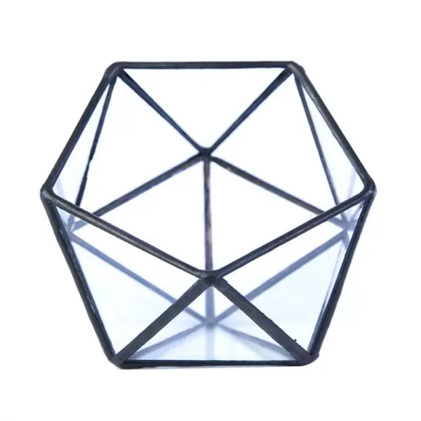 Geometric Glass Terrarium – Modern Elegance for Your Green Haven - Image 5