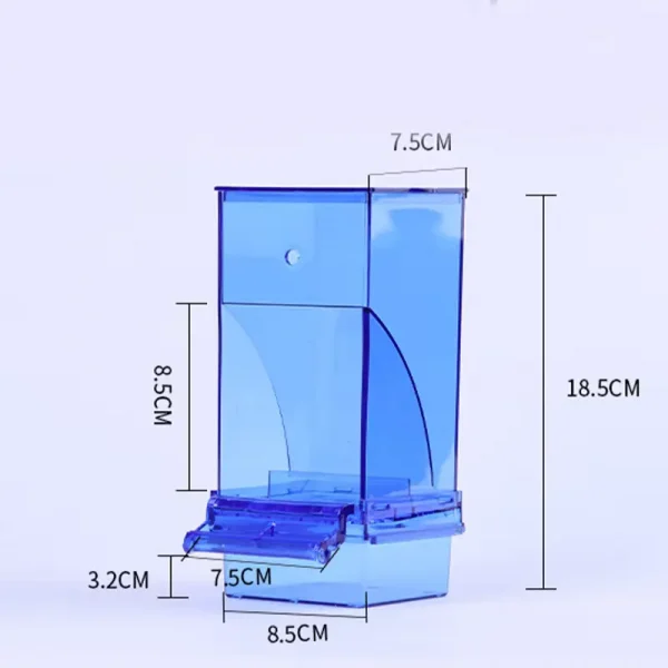 Feeder dimensions